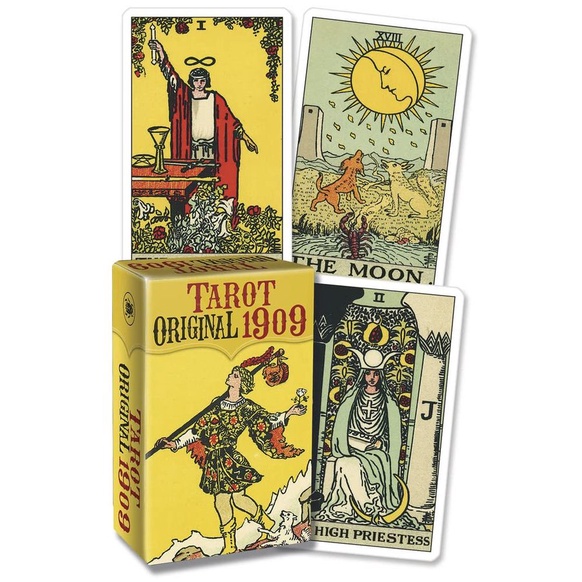 Tarot Original 1909 Mini/塔羅初心者的第一副牌: 1909 年推出的萊德偉特塔羅牌--精巧迷你版本 eslite誠品