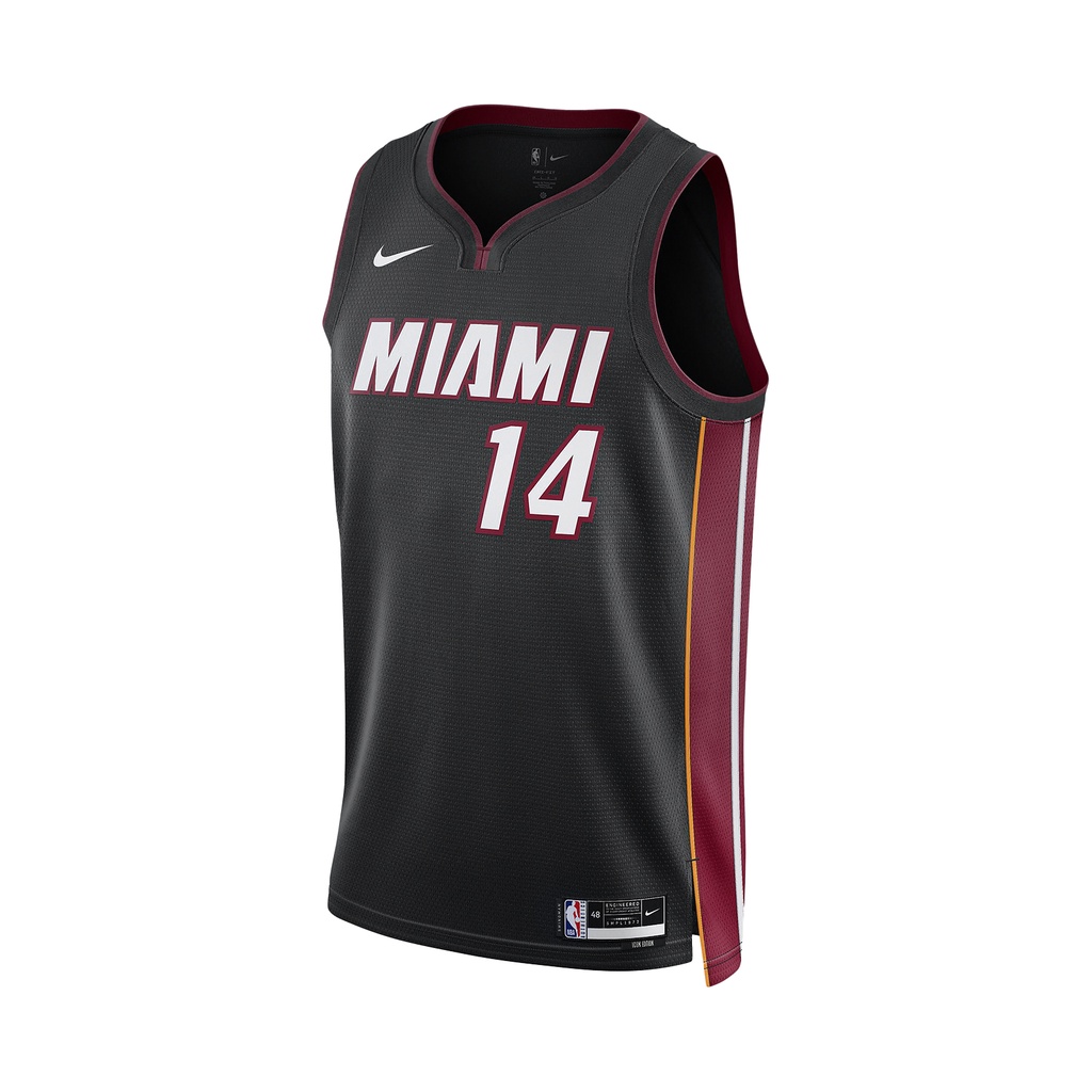 Nike 球衣 Miami Heat 黑 紅 邁阿密熱火 NBA 英雄哥 Herro 籃球【ACS】DN2011-011