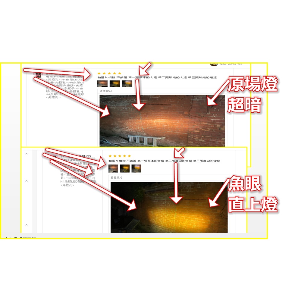 sym 2007 wowow100 h4燈炮 金旺Wow 100 化油機車大燈H4 勁戰h4切線小魚眼led 燈炮魚眼