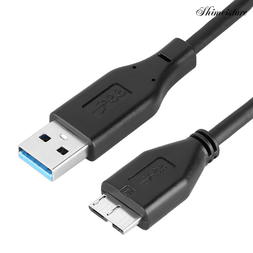 【時美3C】USB3.0數據線,適用西數移動硬碟盒線,3.0A公對MIC邁克SSD連接線