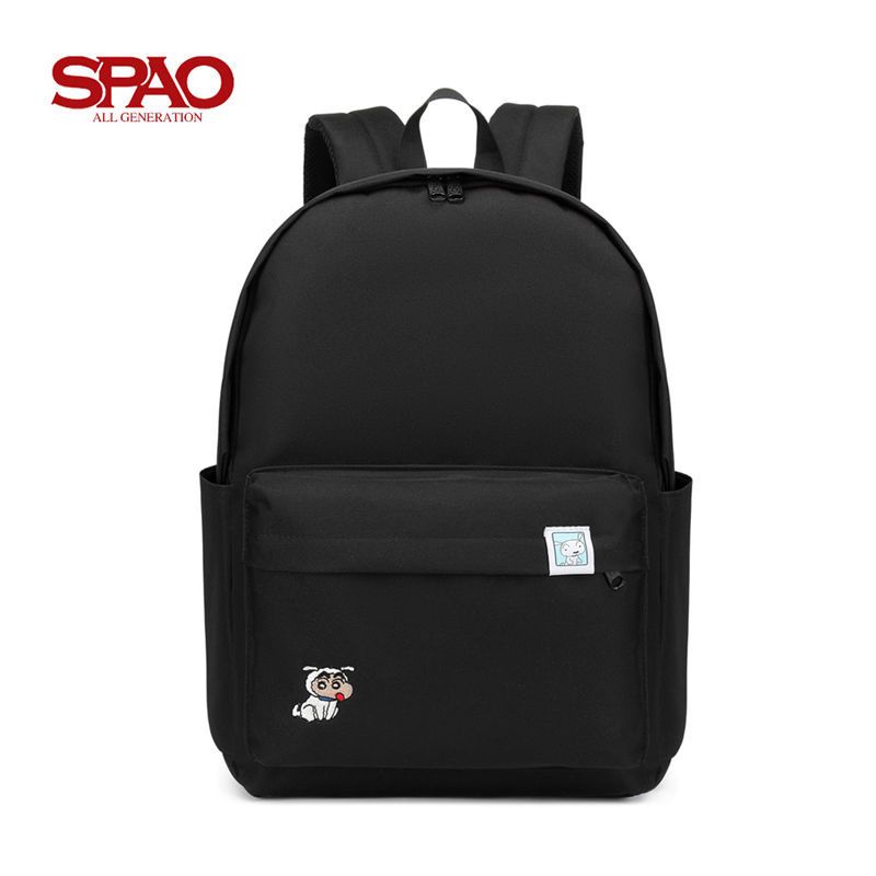 *現貨熱銷*韓國SPAO蠟筆小新聯名款21年春書包學生旅行可愛電腦包後背包背包