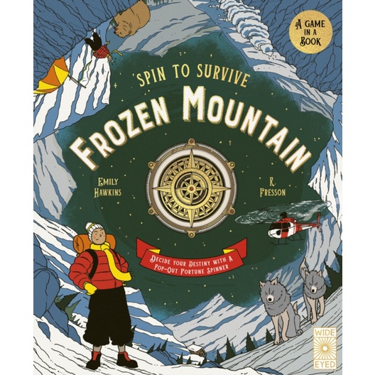 Frozen Mountain: Decide your destiny with a pop-out fortune spinner (精裝本)(附羅盤)(英國版)(立體書)/Emily Hawkins【禮筑外文書店】