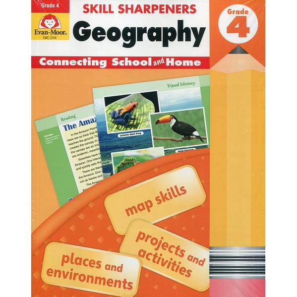 Skill Sharpeners Geography, Grade 4/Evan-Moor Educational Publishers【三民網路書店】