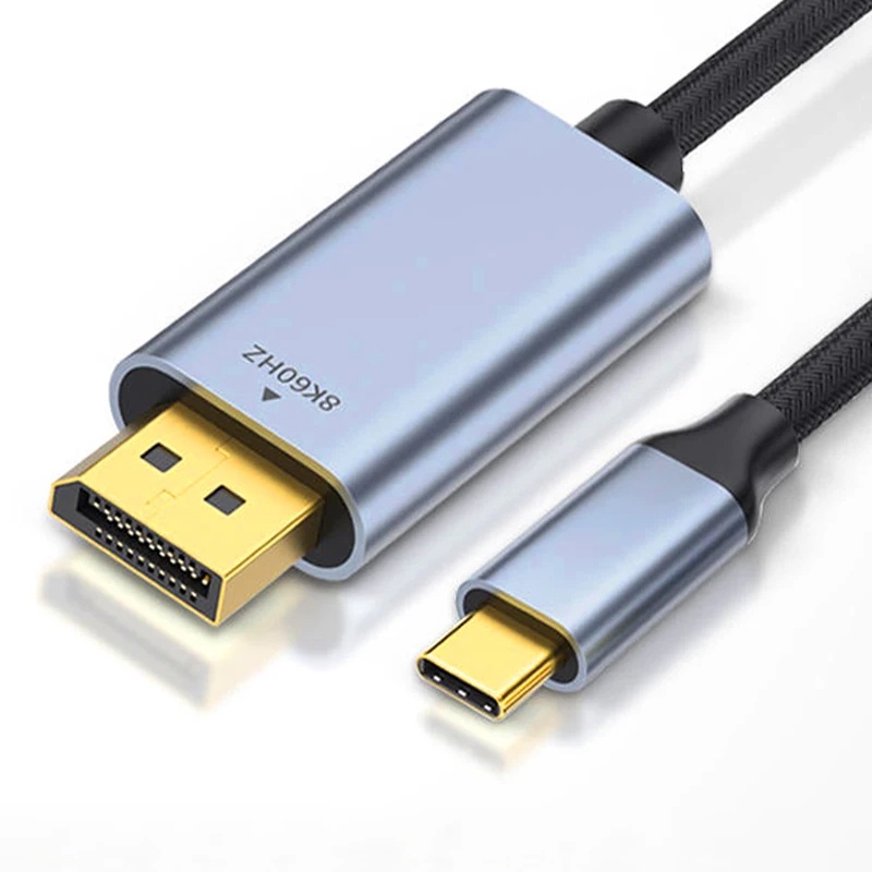 LENOVO C 型轉 DisplayPort 1.4 電纜 8K 60Hz 4K 144Hz USB C 轉 DP 電