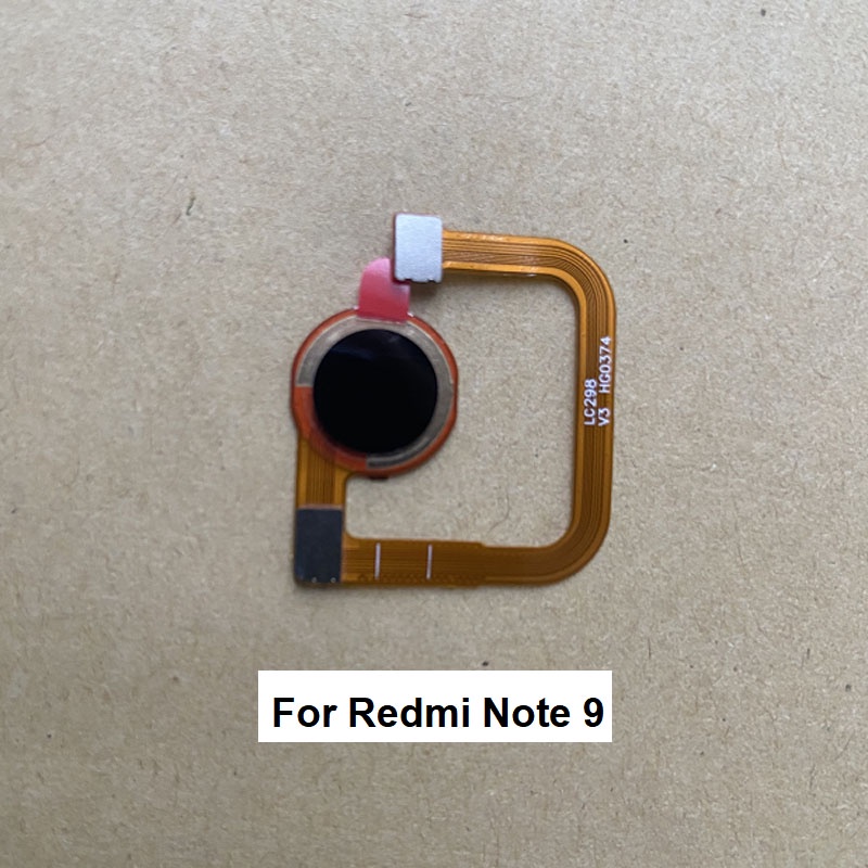 XIAOMI 全新適用於小米 Redmi Note 9 4G 指紋傳感器主頁按鈕菜單 Touch ID 掃描儀帶狀連接器