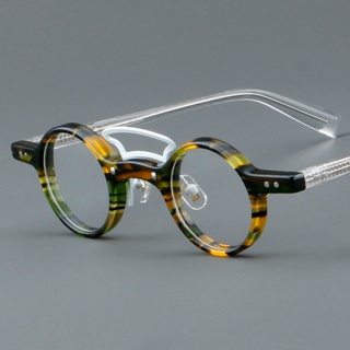 新款板材眼鏡復古鏡架日系小圓框5821平光鏡現貨批發可配鏡