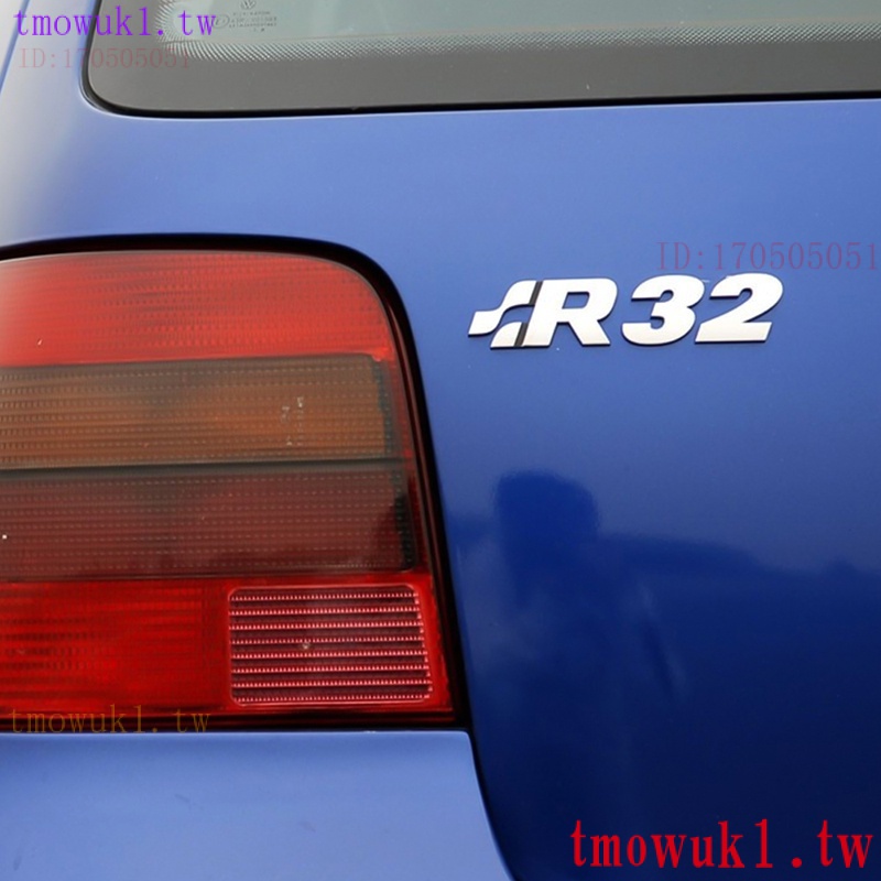現貨熱銷汽車 3D 金屬 R32 R35 R36 標誌貼紙適用於大眾大眾 GOLF 3 4 5 6 7 mk4 mk5
