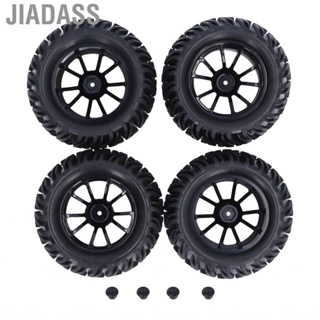 Jiadass 遙控汽車輪胎 12 毫米六角 1/10 卡車車輪和軸向
