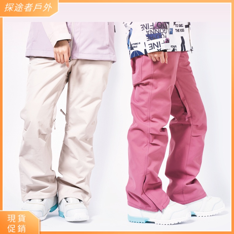 【超值】滑雪褲 雪褲 日本新款3L滑雪褲女防水防風保暖透氣耐磨衝鋒褲單板雙板滑雪褲子