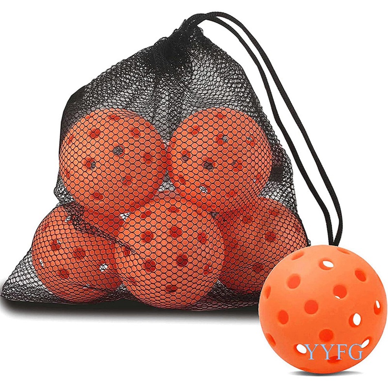 【YYF】 74mm40孔26克匹克球網袋裝 Pickleball塑膠PE材質超硬威浮洞洞球