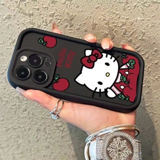 紅蘋果 Hello Kitty 兼容 iPhone 15 13 Pro 12 Mini SE 2020 XS Max 1