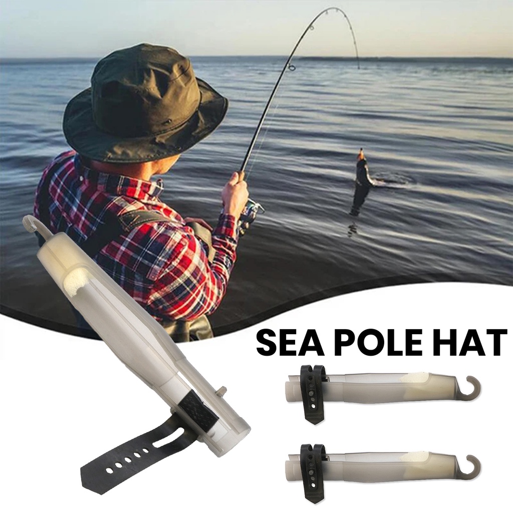 Ay-伸縮釣魚竿頭套塑料海竿套竿保護套海釣設備釣魚竿保護套