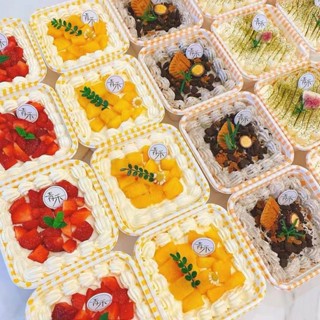 【現貨】【提拉米蘇盒】提拉米蘇盒子 千層 慕斯蛋糕盒 一次性 野餐 甜品 蛋糕 打包盒 蛋糕卷 包裝
