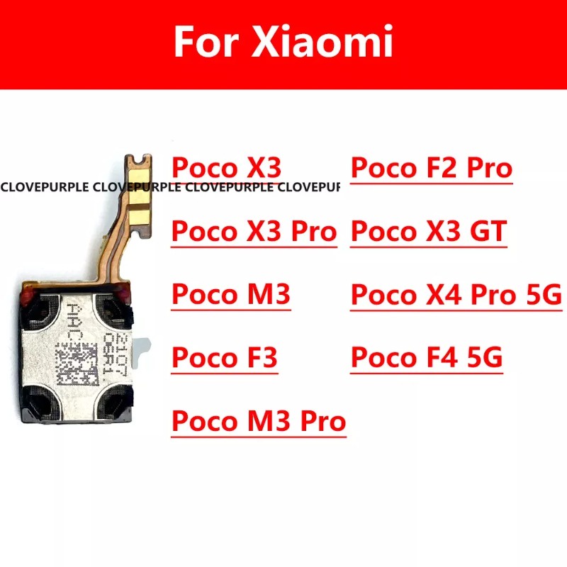 XIAOMI 適用於小米 Poco F2 Pro F3 F4 5G M3 Pro X3 X4 Pro 5G 的耳機聽筒頂