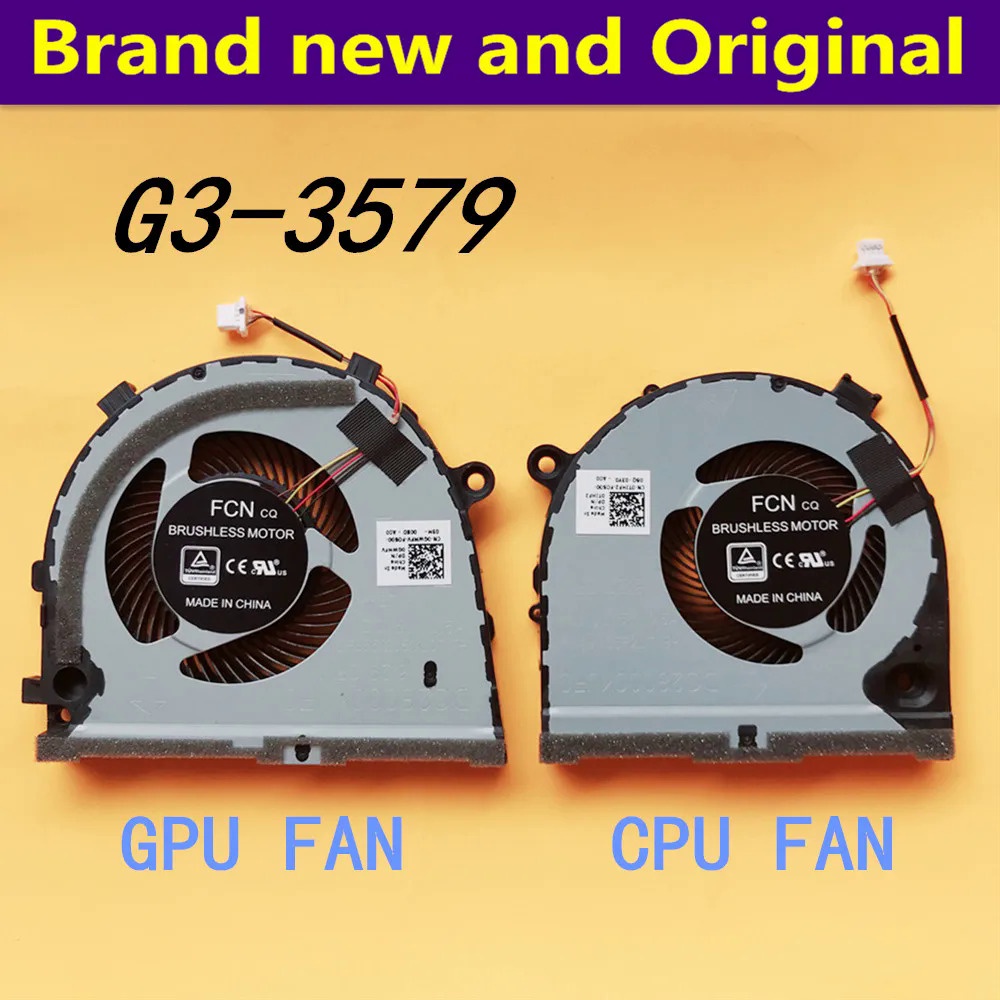 DELL 全新原裝 CPU GPU fan 適用於戴爾 G3 G3-3579 3779 15 5587 系列散熱風扇散熱