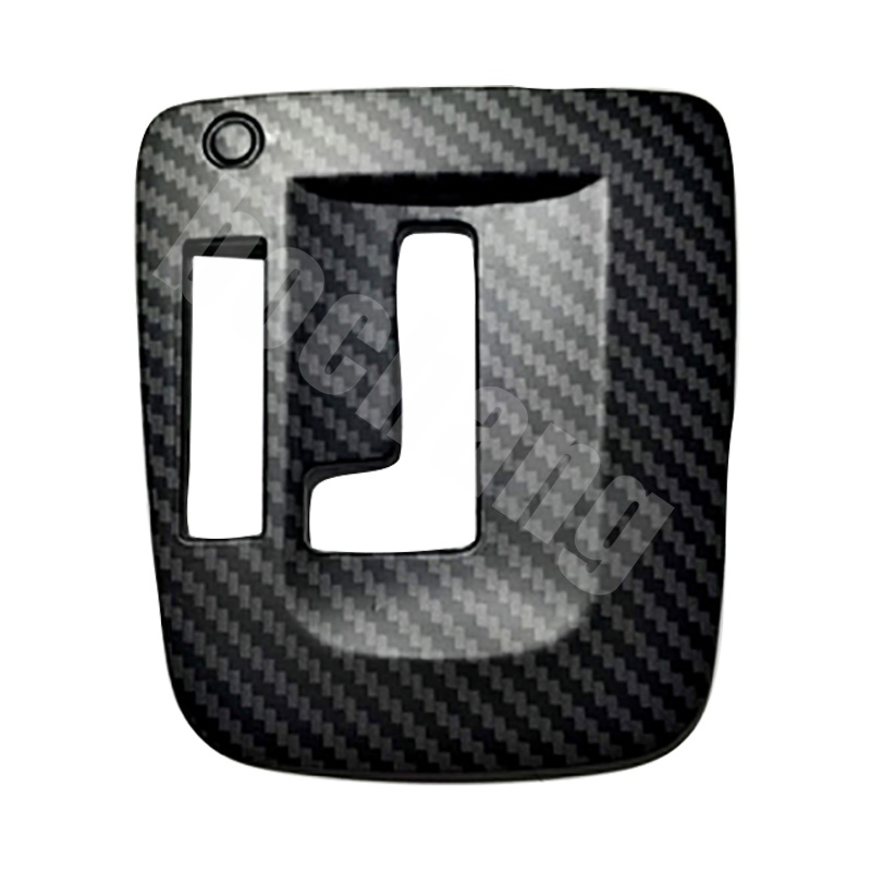 SUBARU 適用於斯巴魯 XV 2012-2014 汽車換檔旋鈕面板蓋貼紙裝飾裝飾框架貼紙配件,啞光碳纖維