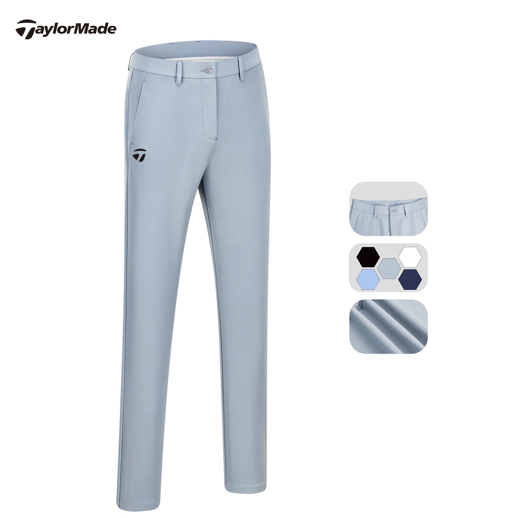 【Taylormade】高爾夫男士長褲秋季緊身運動褲子彈力 Golf免燙球褲休閒褲P2302 TQJH