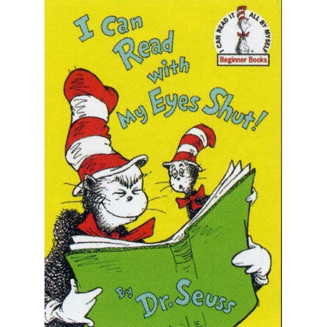 I Can Read With My Eyes Shut 廖彩杏老師推薦有聲書第2年第20週(精裝)/Dr. Seuss【三民網路書店】