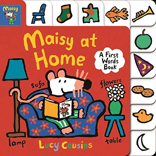 Maisy at Home: A First Words Book (硬頁書)(英國版)/Lucy Cousins【禮筑外文書店】