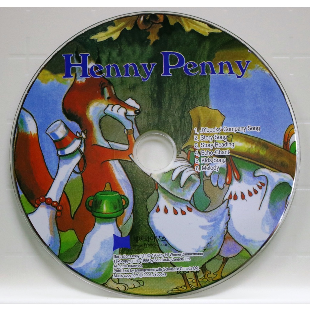 Henny Penny (1 CD only)(韓國JY Books版) 廖彩杏老師推薦有聲書第4週/H.Werner Zimmermann【三民網路書店】