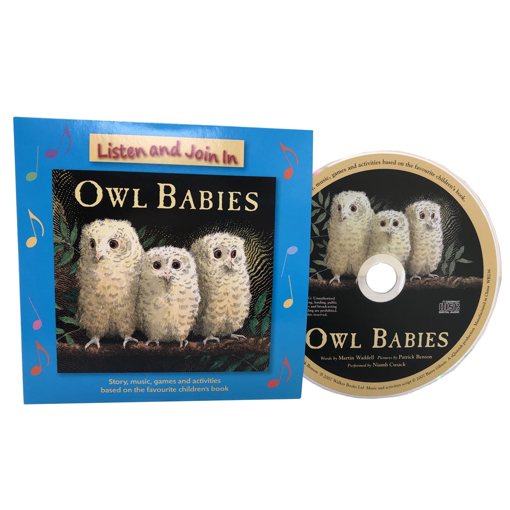 Owl Babies (單CD) 廖彩杏老師推薦有聲書第43週/Martin Waddell Listen and Join in 【三民網路書店】