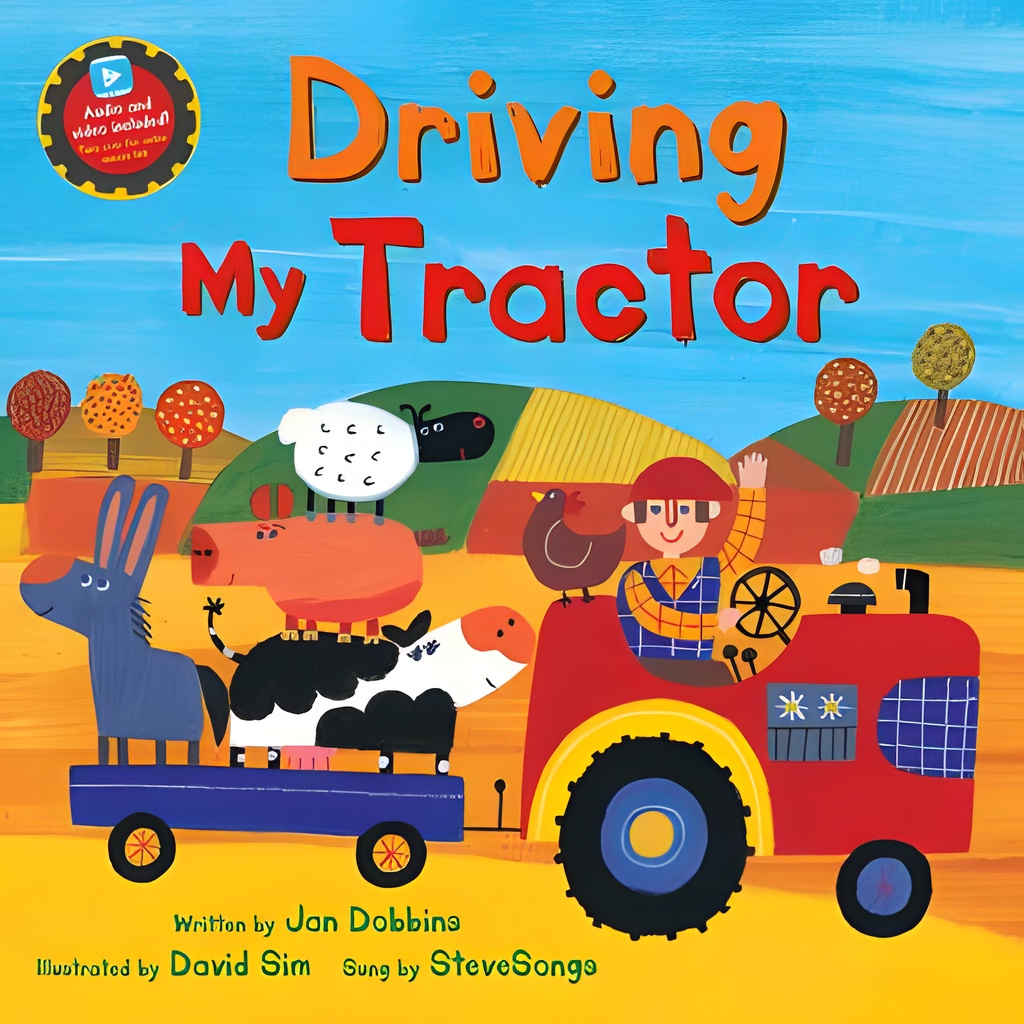 Driving My Tractor - audio and video included - online access link inside (硬頁書)/Jan Dobbins Barefoot Singalongs 【三民網路書店】