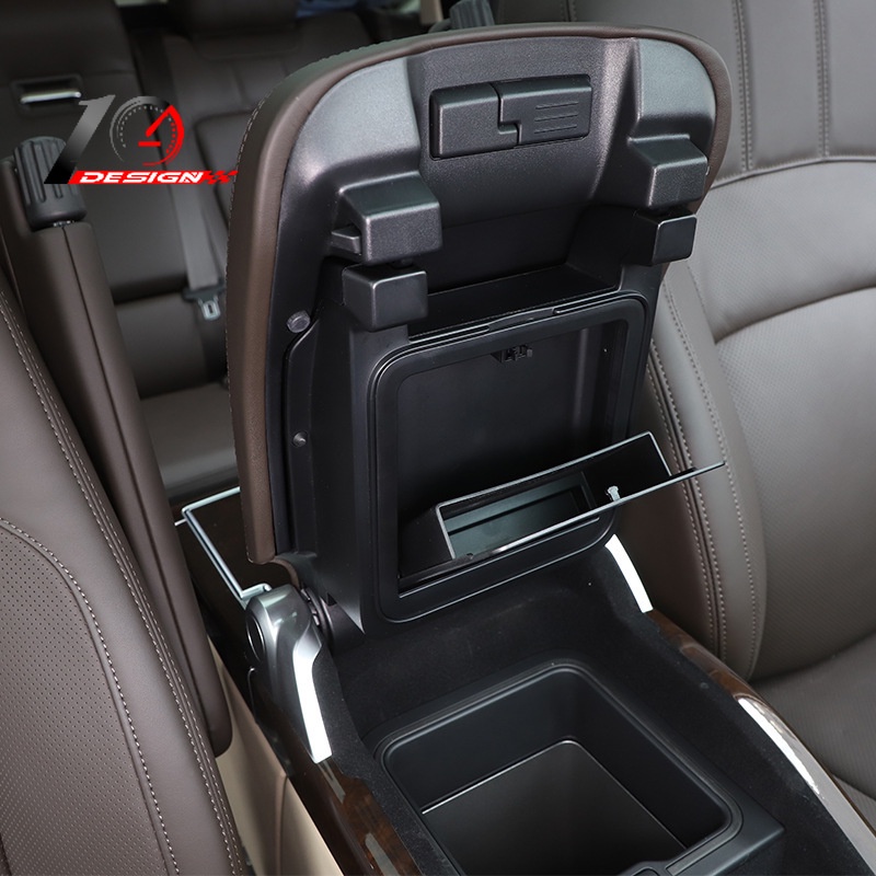 （台灣出貨）適用Range Rover Sport Vogue 18-22款 扶手箱隱私儲物盒 ABS 1件套