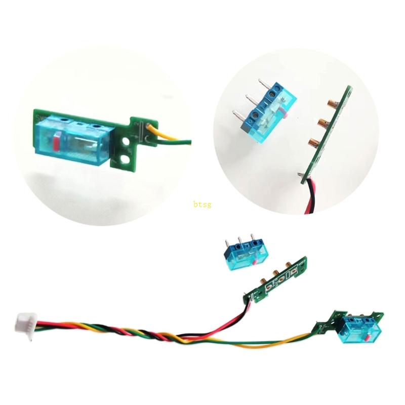 Btsg PCB板按鍵板適用於羅技G304 G305鼠標熱插拔MicroSwitch主板綠色版