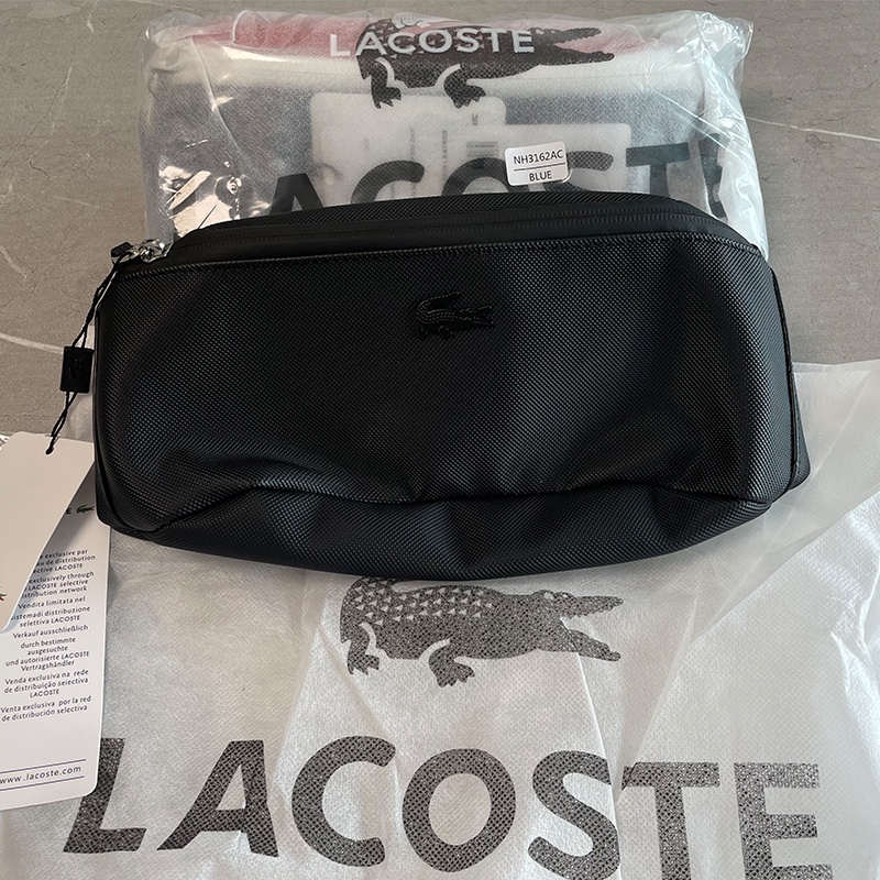 3色高品質胸腰包橫包男女挎包斜挎包*lacoste_