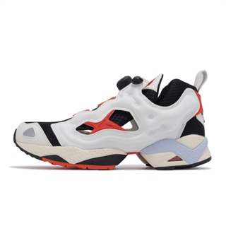 Reebok 休閒鞋 Instapump Fury 95 白 黑 橘紅 充氣 男鞋 經典款【ACS】 100074872