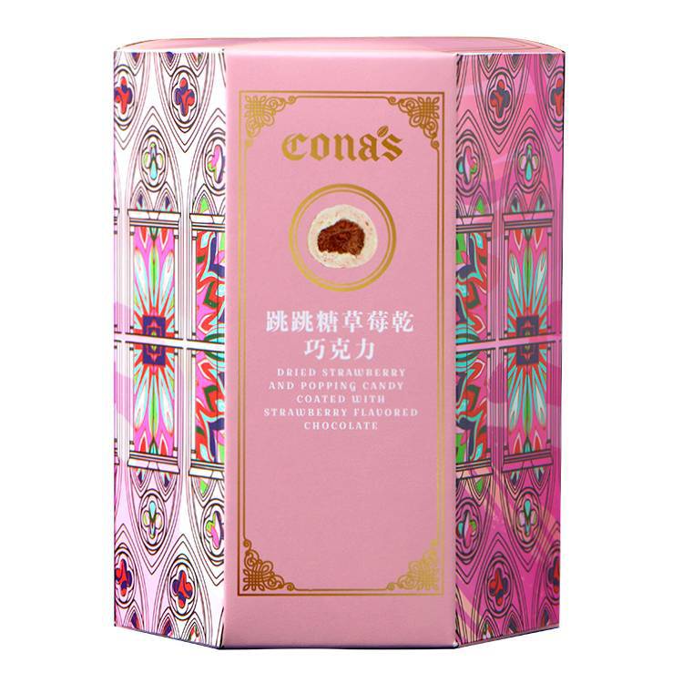Cona's 跳跳糖草莓乾巧克力(80g)[大買家]