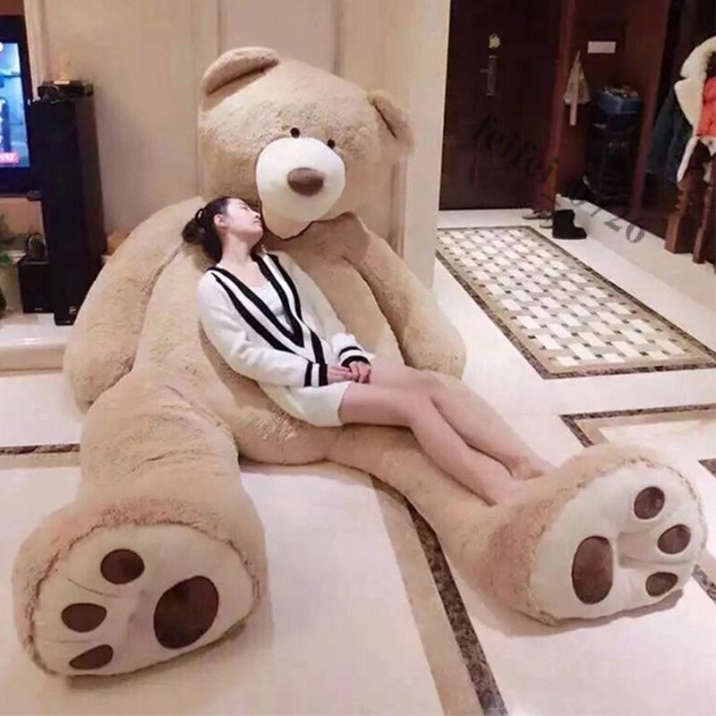 【即美生活】免運 美國大熊超大號2米公仔抱抱熊娃娃毛絨玩具女生巨型睡覺玩偶抱枕