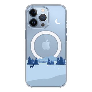 耶誕適用於蘋果13手機殼iphone12promax新款保護套magsafe磁吸透明11防摔mini創意xr高級感xs超