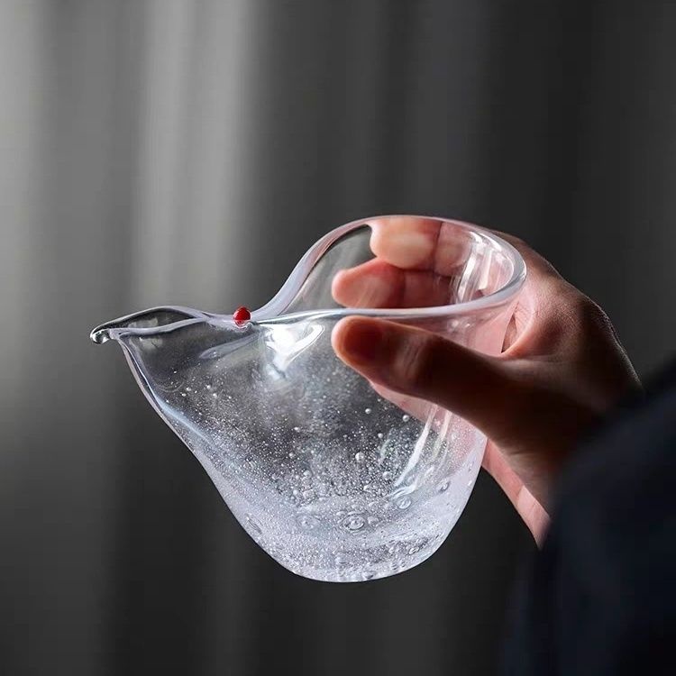 【必入款】水晶玻璃公道杯高檔加厚耐熱分茶器琉璃氣泡公杯網紅葫蘆茶海茶具