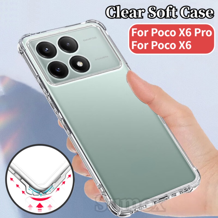 XIAOMI 適用於小米 Pocox6 Poco X6 Pro Mi Poko X6 6X Pocox6pro 5G 薄