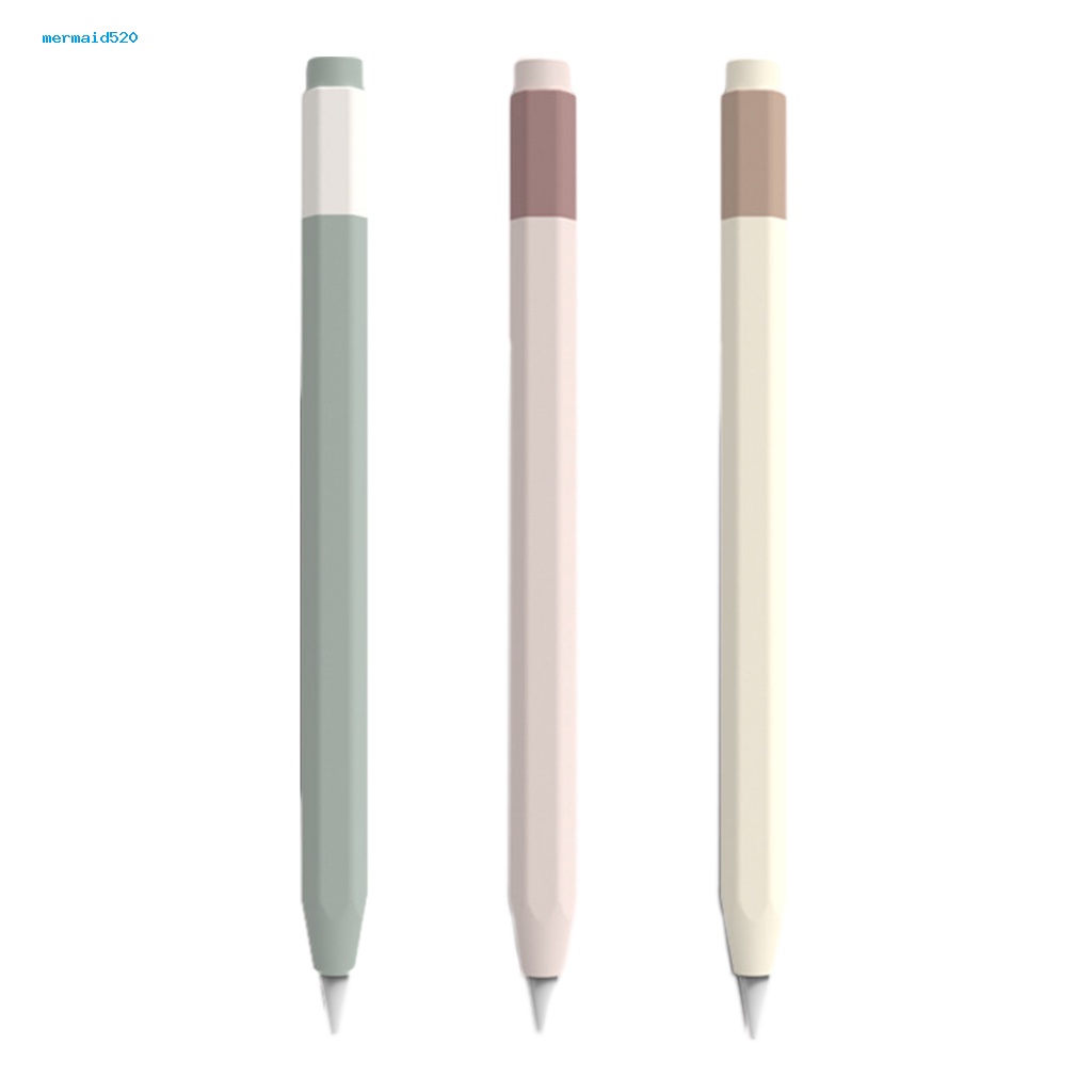 Me.b 觸控筆保護套輕巧筆套矽膠觸控筆套適用於 Apple Pencil usb-c 輕巧防丟的平板電腦觸控筆套適用於