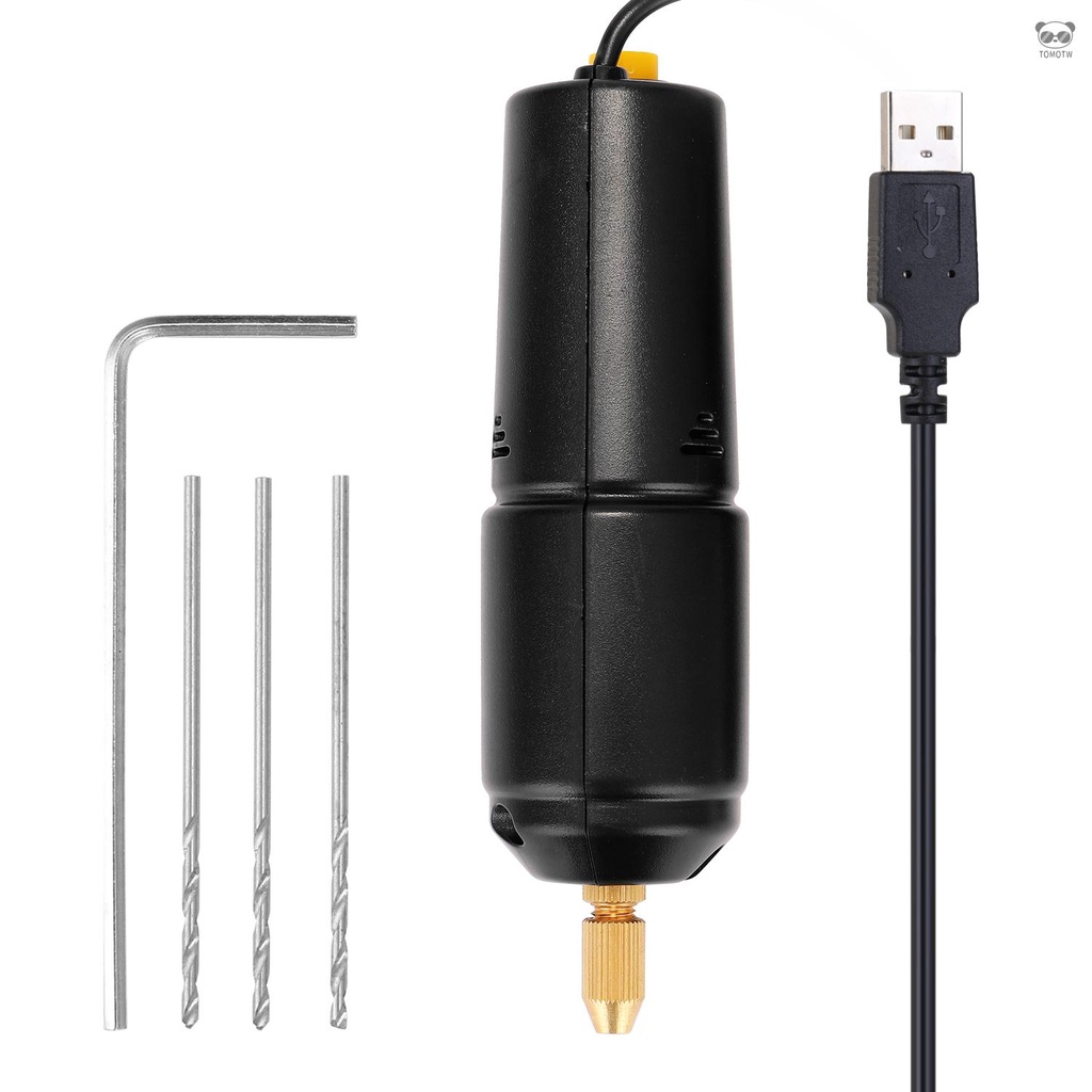 Z-U36 迷你手電鑽 珍珠航模滴膠USB打孔器 5V電動手鑽小型電磨