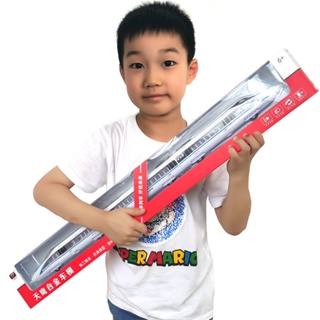 【盒裝】合金復興高鐵玩具模型子彈頭火車CRH和諧軌道無限連接