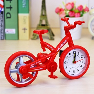 創意腳踏車鬧鐘 家居裝飾時鐘學生起床鐘錶兒童生日禮物禮品精品