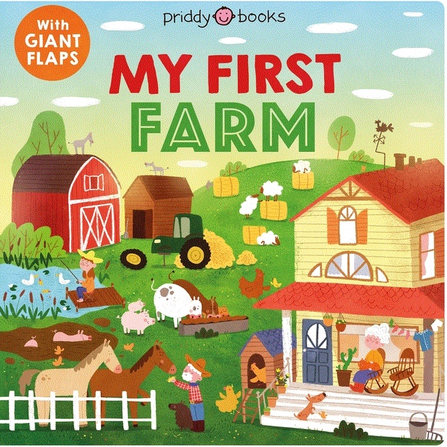 My First Farm: A flap book (My First Places)(硬頁翻翻書)(硬頁書)/Roger Priddy【禮筑外文書店】