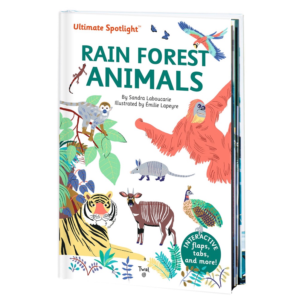 Ultimate Spotlight: Rain Forest Animals (精裝立體知識百科)/Sandra Laboucarie《Twirl》【三民網路書店】