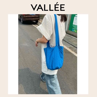 【VALLEE】✨現貨女包✨新款質感褶皺水桶包小眾手提包包長細帶斜背包鬆弛感百搭包包