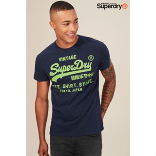 Superdry 極度乾燥夏男新款潮流字母緊身圓領短袖T恤