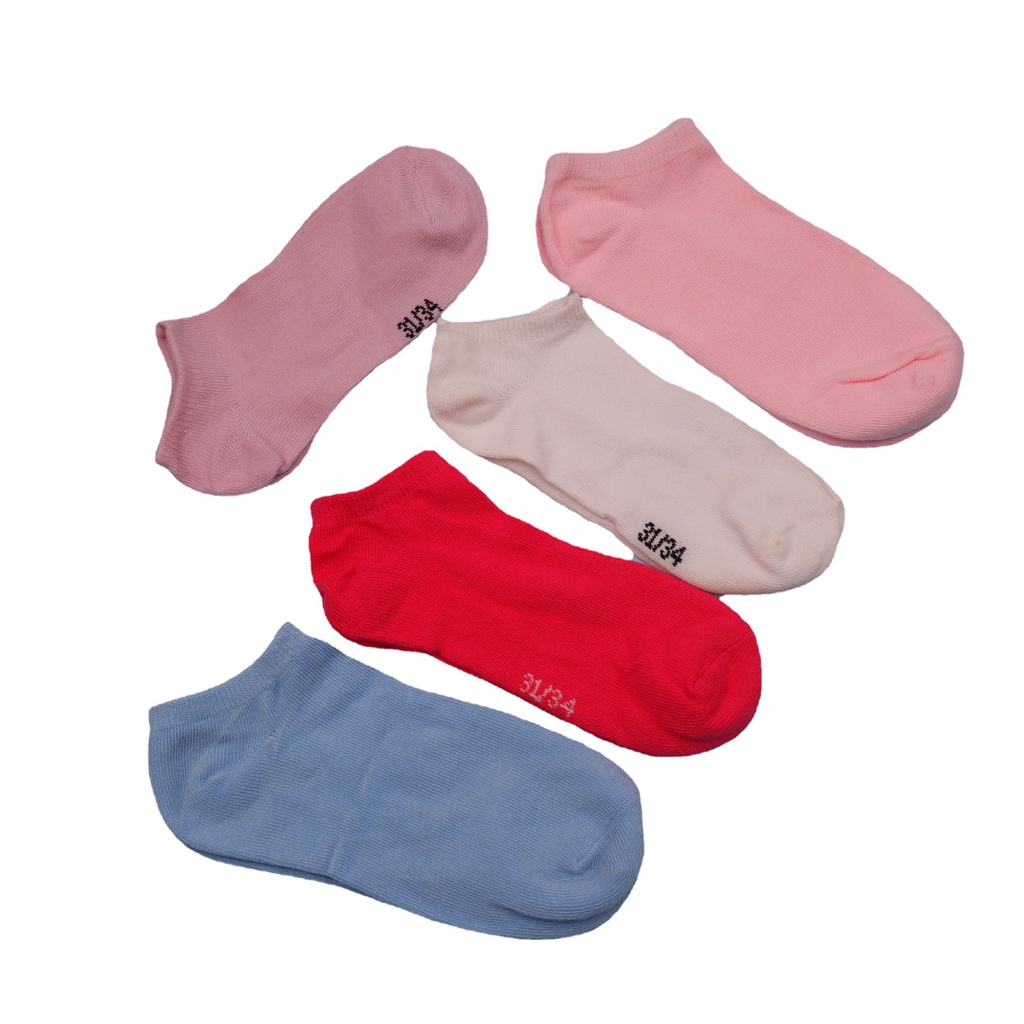 兒童襪中大童襪短口素色糖果色小飾遊樂場地板襪童襪