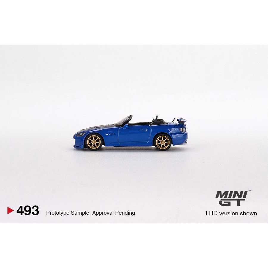 【 48H快速出貨】MINI GT 1:64 合金車模型 本田S2000 無限 蒙地卡羅 藍 QTGK