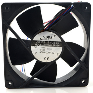 ADDA AD1248HB-Y56 40V 0.13A 12CM 12032 雙滾珠變頻器散熱風扇