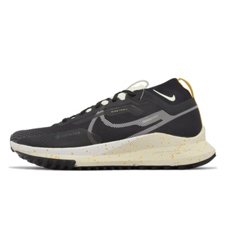 Nike 越野跑鞋 React Pegasus Trail 4 GTX 黑 米 防水 男鞋 ACS DJ7926-005