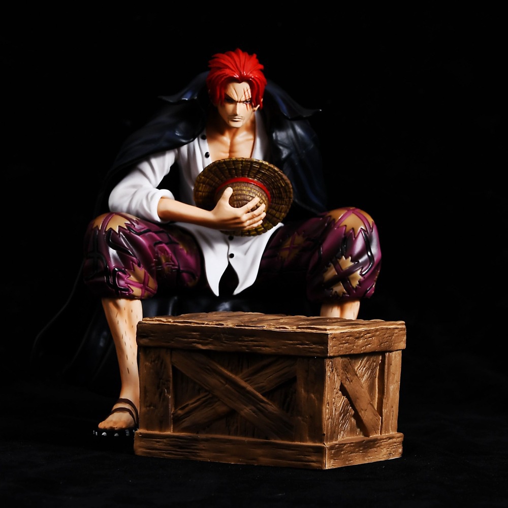 現貨 海賊王 BT坐姿紅髮香克斯 GK四皇香克斯可共鳴 手辦模型擺件