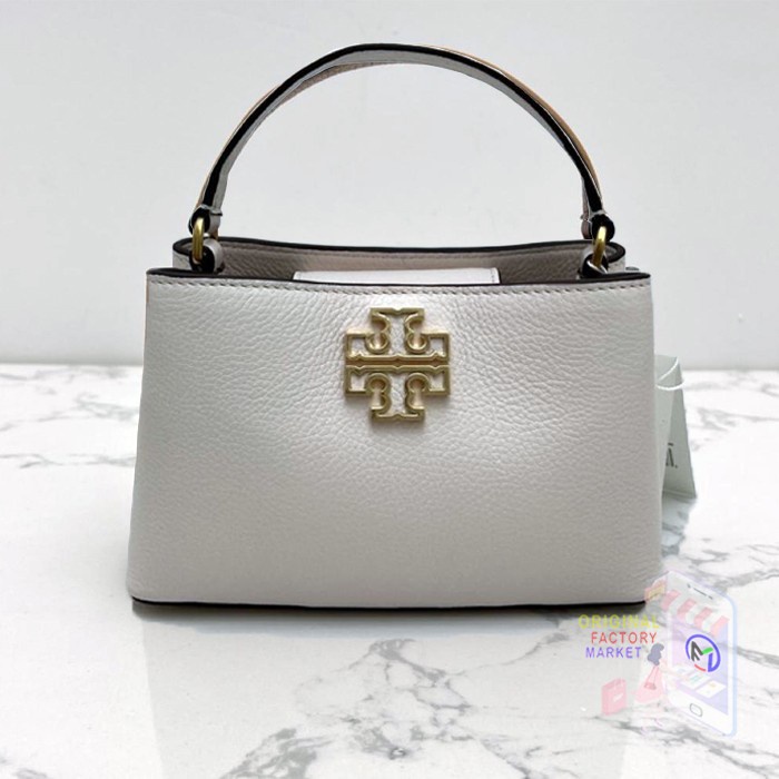 Tory Burch 包 145357 Britten Micro Satchel 皮革新霜