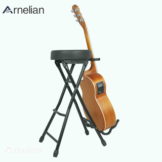 Arnelian吉他凳帶軟墊可折疊兩用吉他支架演奏椅樂器